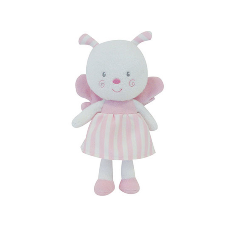  luminou soft toy glow in the dark pink butterfly 20 cm 